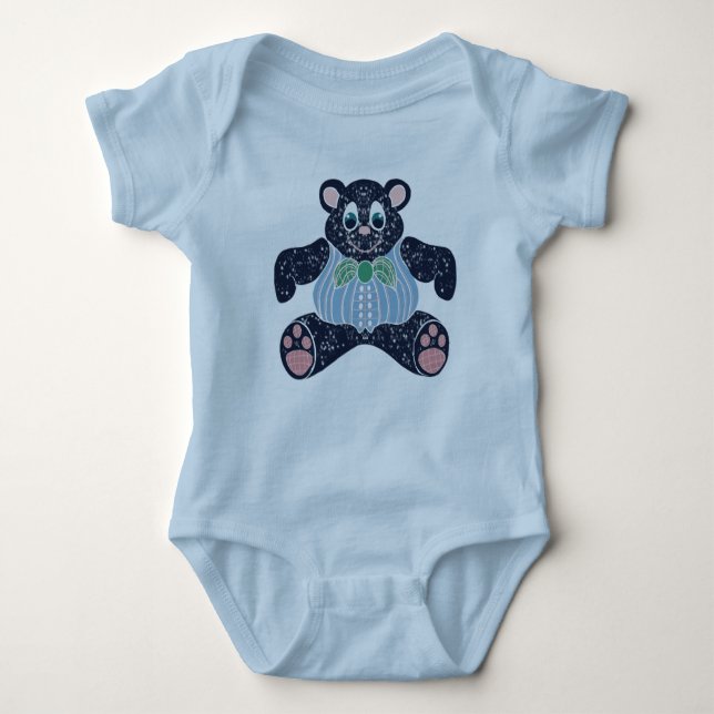 Body Para Bebê Macacão de urso (Frente)
