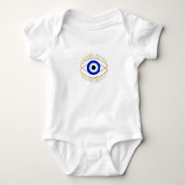 Body Para Bebê Macacão Evil Eye Uma Peça