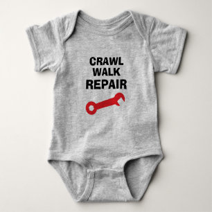 Body Para Bebê Macacão fofo para bebê menino Crawl Walk Repair