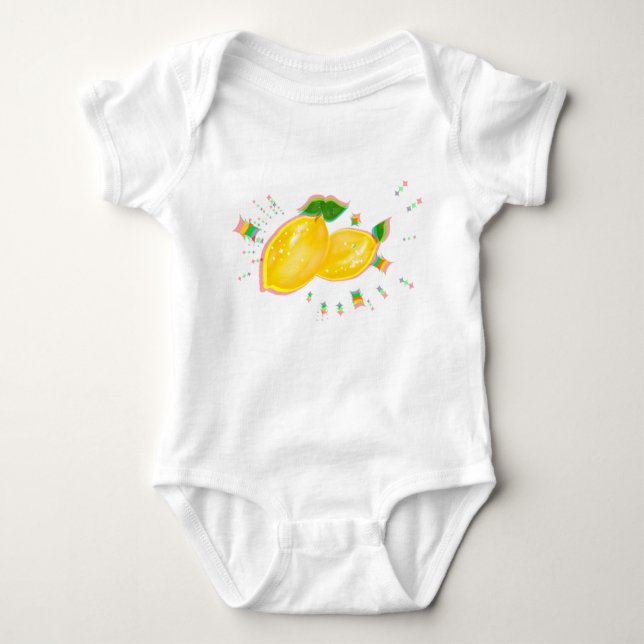 Body Para Bebê Macacão Lemon Pop Baby (Frente)