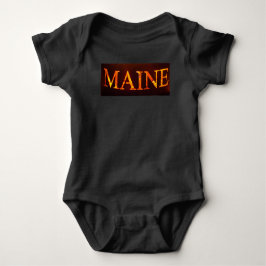 BODY PARA BEBÊ MACACÃO MAINE EM CHAMAS BABY