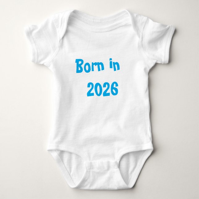 Body Para Bebê Macacão nascido em 2026 (Frente)