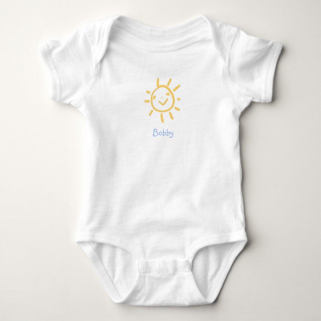Body Para Bebê Macacão Sunshine do Bebê (Frente)