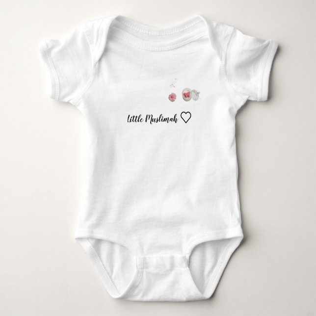Body Para Bebê Macacãozinho de Muslimah (Frente)