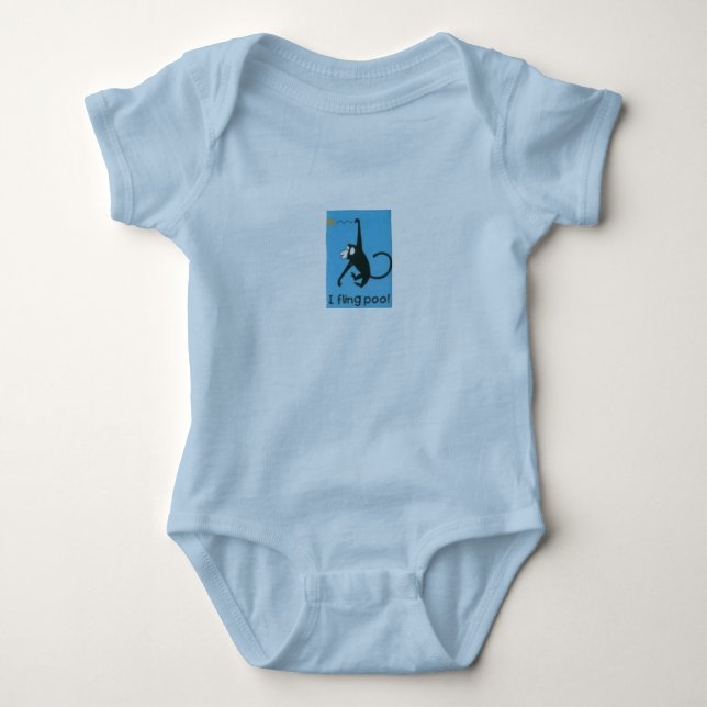 Body Para Bebê Macaco (Frente)