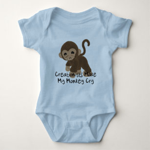 Body Para Bebê Macaco de grito
