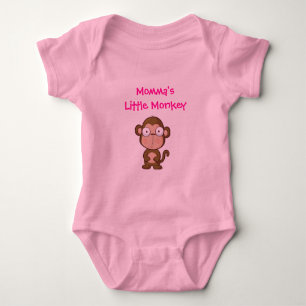 Body Para Bebê Macaco Pequeno da Mamãe