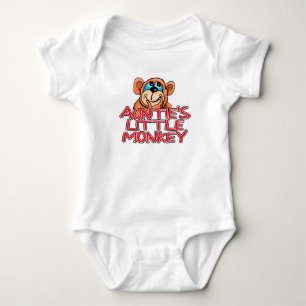 Body Para Bebê Macaco pequeno da tia