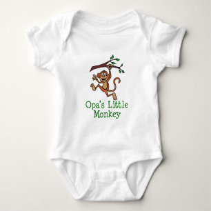 Body Para Bebê Macaco Pequeno do Opa