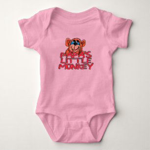 Body Para Bebê Macaco Pequeno do Papa