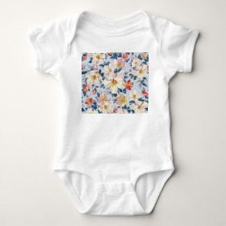 Body Para Bebê Maçaneira florescente, padrão de elegância.