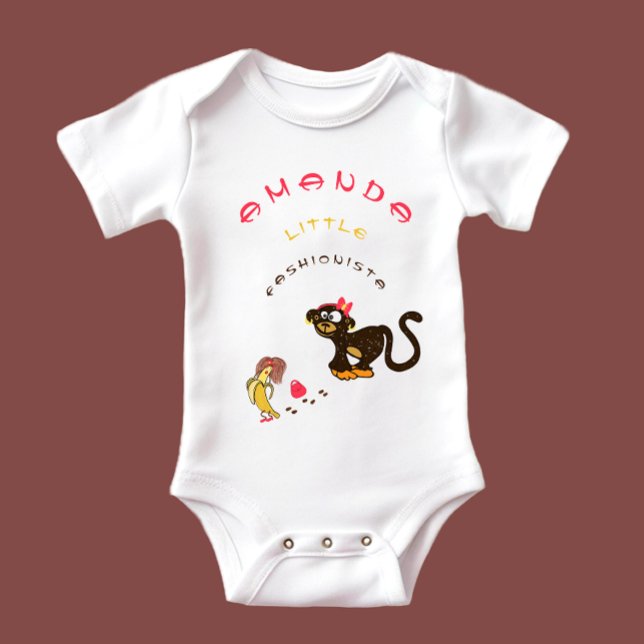 Body Para Bebê Macaquinho (Criador carregado)