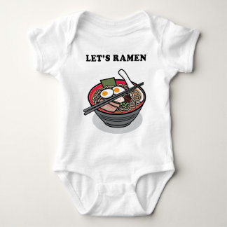 Body Para Bebê Macarronetes de Ramen