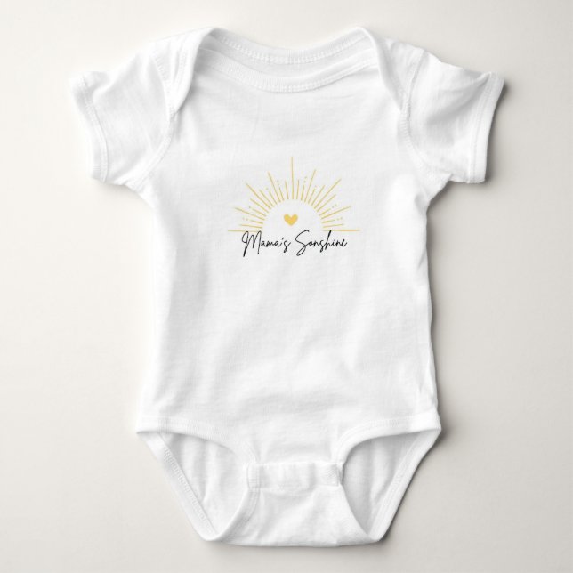 Body Para Bebê Maconha do bebê bodysuit da Mamãe. (Frente)