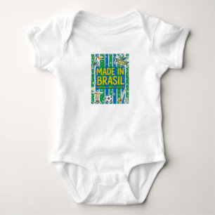 Body Para Bebê Made In Brasil Cultural Icons Colorful Design