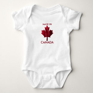 Body Para Bebê Made in Canada Red Maple