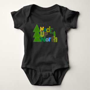 Body Para Bebê Made UpNorth Tee -