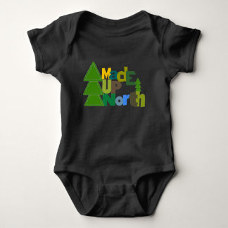Body Para Bebê Made UpNorth Tee -