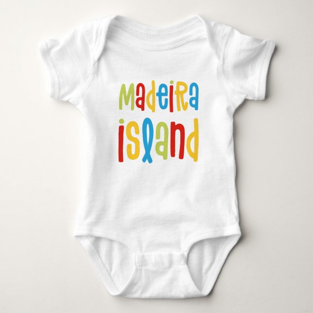 Body Para Bebê Madeira Island bodysuit (Frente)