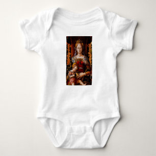 Body Para Bebê Madonna della Candeletta por Carlo Crivelli