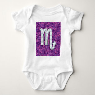 Body Para Bebê Mãe de Pearl Scorpio Zodiac Digital Camo