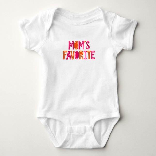 Body Para Bebê Mãe favorita. (Frente)