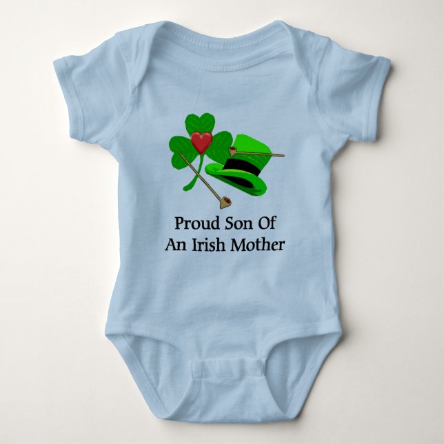 Body Para Bebê Mãe irlandesa (Frente)