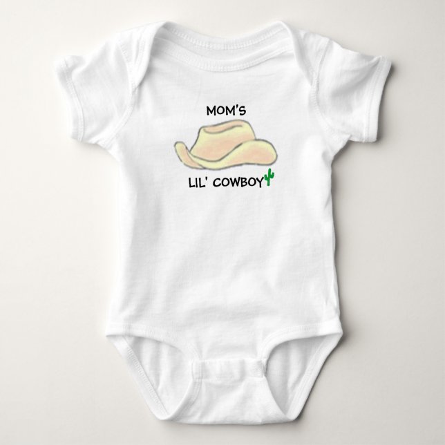 BODY PARA BEBÊ MÃE LIL' COWBOY (Frente)