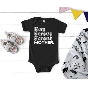 Body Para Bebê Mãe Mãe Mamãe Dia de as mães Mãe