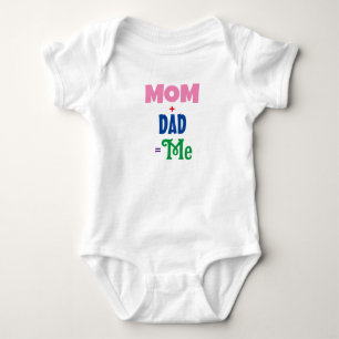 Body Para Bebê mãe+pai=me