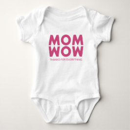 Body Para Bebê Mãe, Uau!