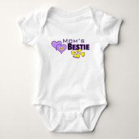 Mães Bestiam Corações e Flores Bebê Roupa