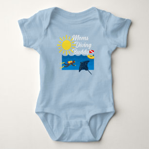 Body Para Bebê Mães Design de Divisor de de Buddy - Fita de Bebê 