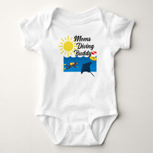 Body Para Bebê Mães Design de Divisor de de Buddy - Fita de Bebê