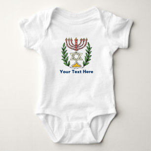 Body Para Bebê Magen Persa David Menorah