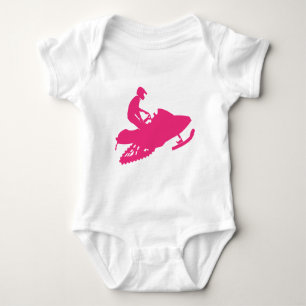 Body Para Bebê Magenta-Snowmobiler