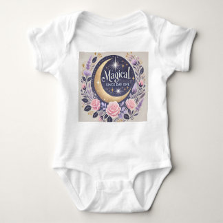 Body Para Bebê Magia desde o primeiro dia - Celestial Baby Design