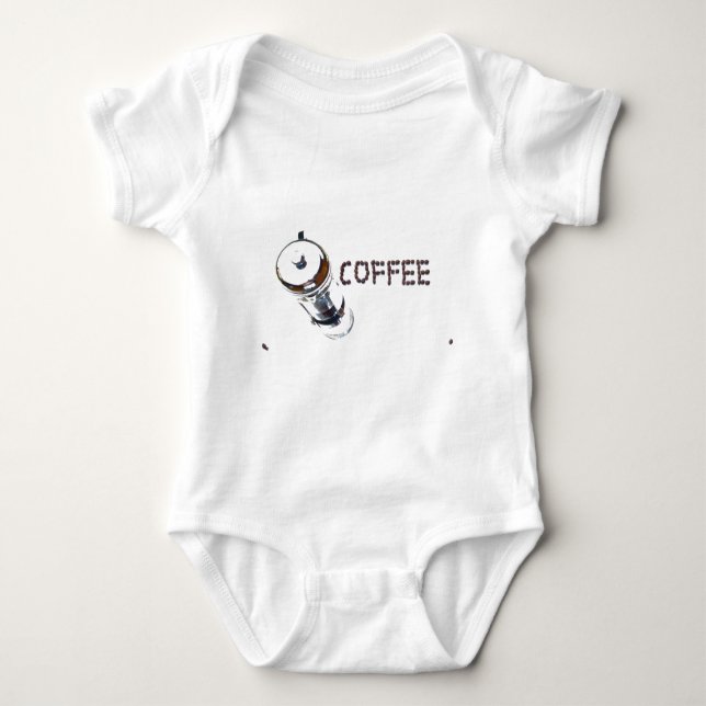 Body Para Bebê Mágica de café (Frente)
