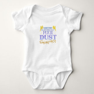 Body Para Bebê Magical Fairy Pixie Dust Cute Inspirational Quote