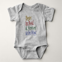 Mágico Horace Quote Bebê Um Pedaço De Roupa