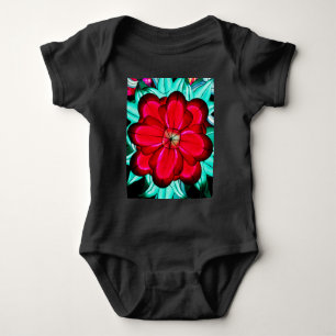 Body Para Bebê Majestade Carmesim