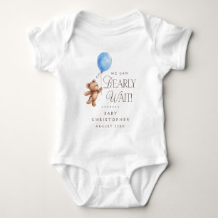 Body Para Bebê Mal Podemos Esperar Personalizado