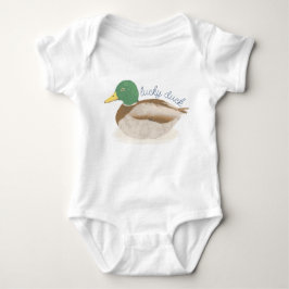 Body Para Bebê Mallard Duck Caça Futuro Pato Caça