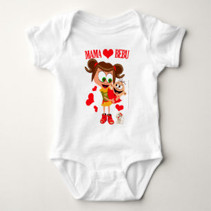 Body Para Bebê Mama Ama Bebê - Corpos - Brancos