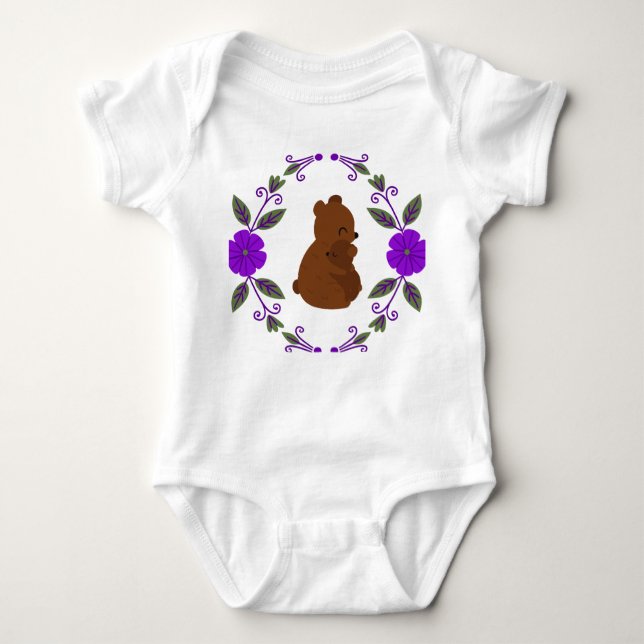 Body Para Bebê Mama Bear Bodydress (Frente)