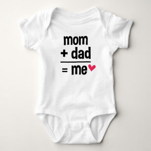 Body Para Bebê Mamã + Pai = mim