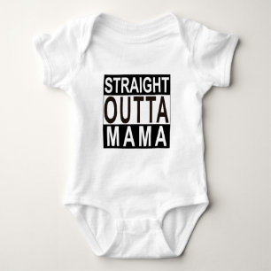Body Para Bebê Mama reto Bodysuit de Outta