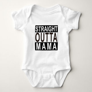 Body Para Bebê Mama reto Bodysuit de Outta