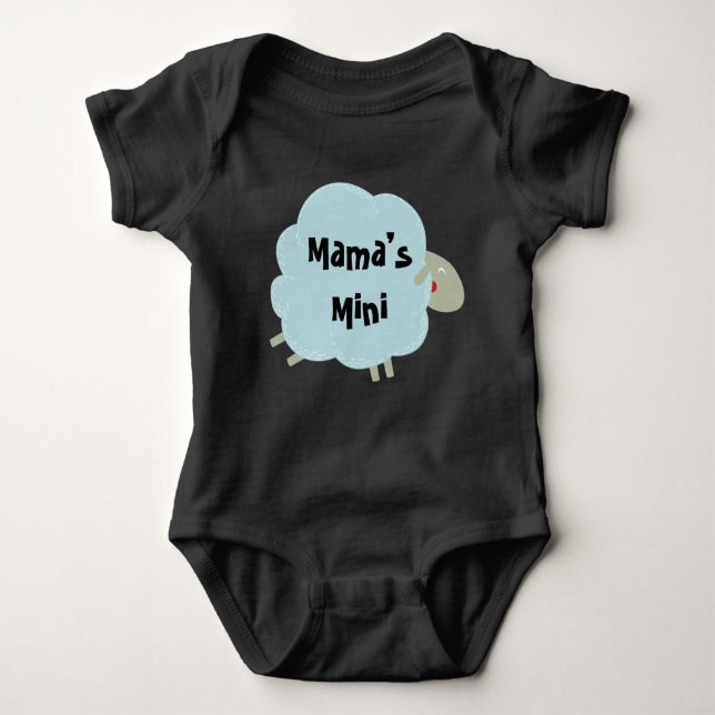 Body Para Bebê Mama’s Mini Cute Sheep Baby Art (Frente)