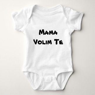 Body Para Bebê Mama Volim Te